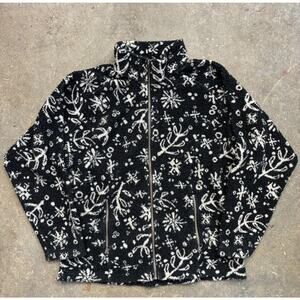 Vintage Columbia Fleece Jacket Women’s Large Aztec Pattern USA Made 90s Outdoor